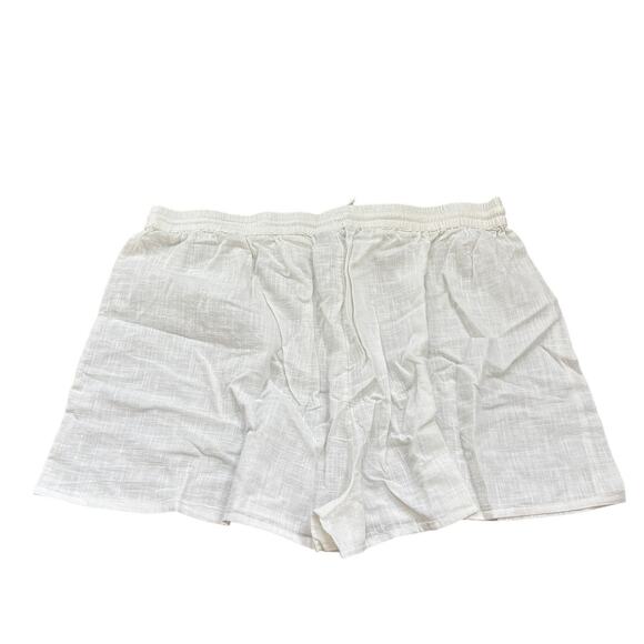 NEW ASOS DESIGN curve textured beach short in white 100% Cotton 18 - Picture 5 of 10
